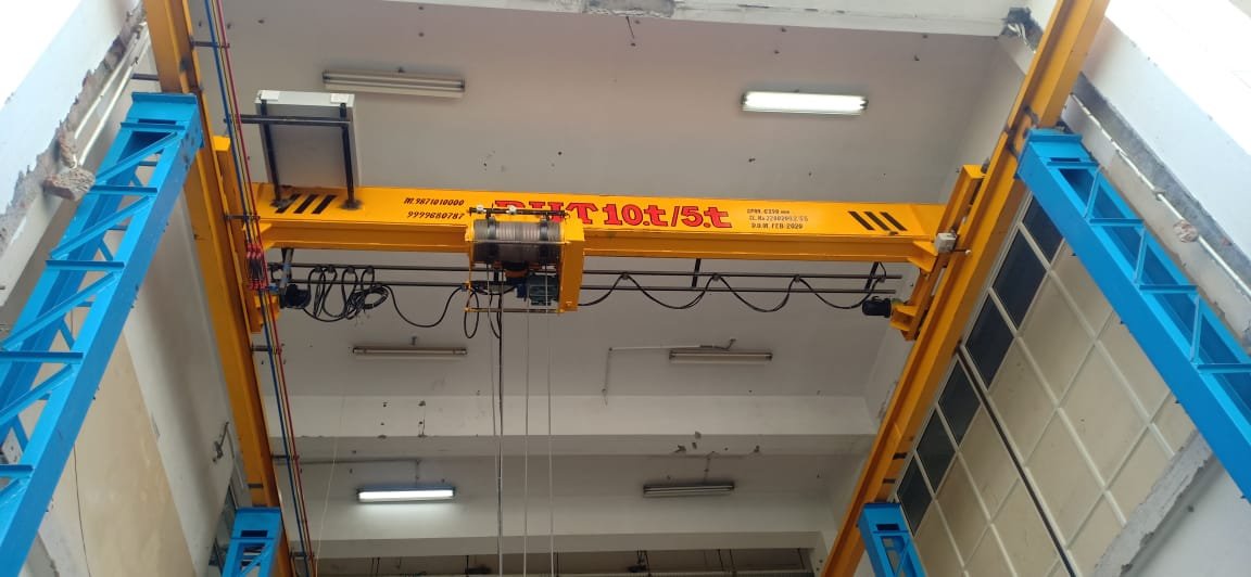 10T/5T Single Girder Box Type EOT Crane